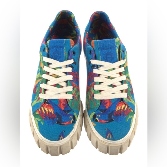 FARM RIO Macaw Tropical Sneakers Shoes - Picture 3 of 9